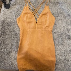 Really cute suede dress